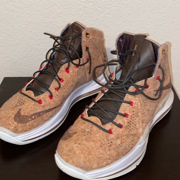 Lebron X Ten EXT QS Package Cork Denim Suede Hazel - Picture 14 of 16